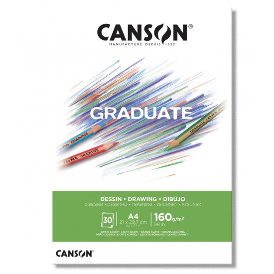 Canson Graduate Drawing 160 GSM 30 SHEETS
